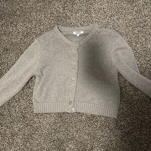 Gray Button-Up Cardigan from Frankie’s Bikinis